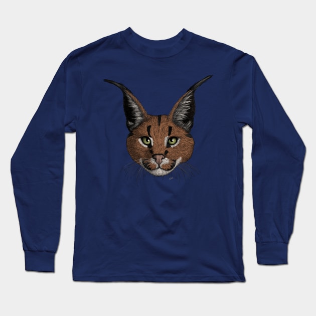 Caracal Long Sleeve T-Shirt by Walking in Nature